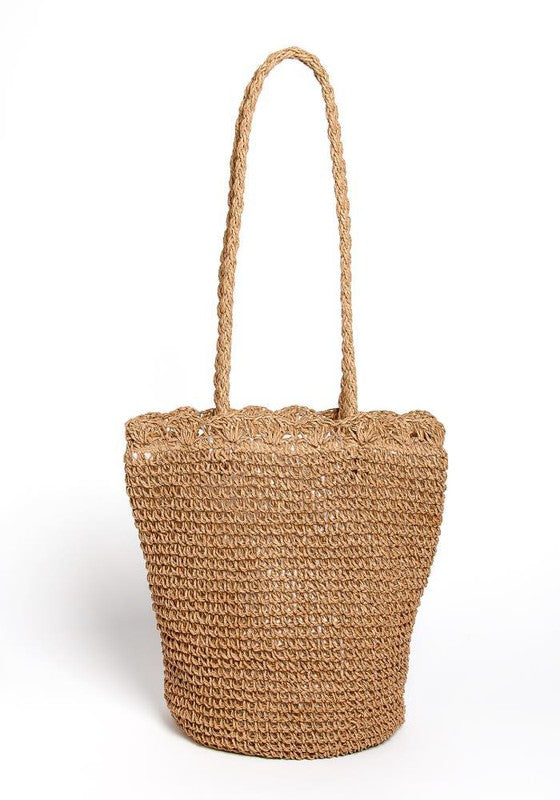 Chic Straw Beach Bag | Stylish Summer Tote for Women