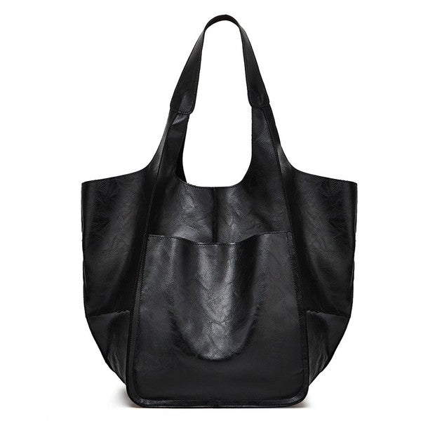 Large Tote Shoulder Bag – Luxe Layered Looks