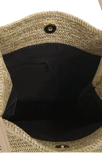Chic Straw Tote Bag