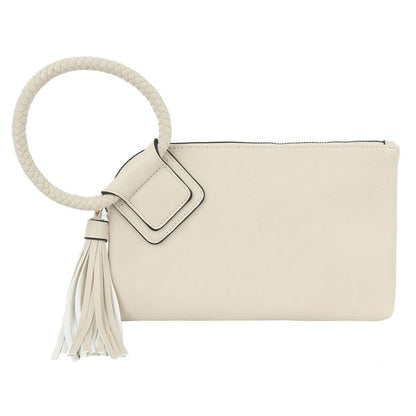 Fashion Cuff Tassel Wristlet Clutch