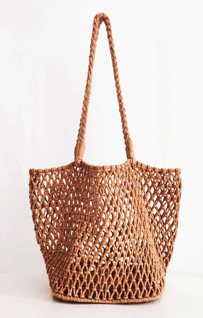 Braided Net Tote Bag