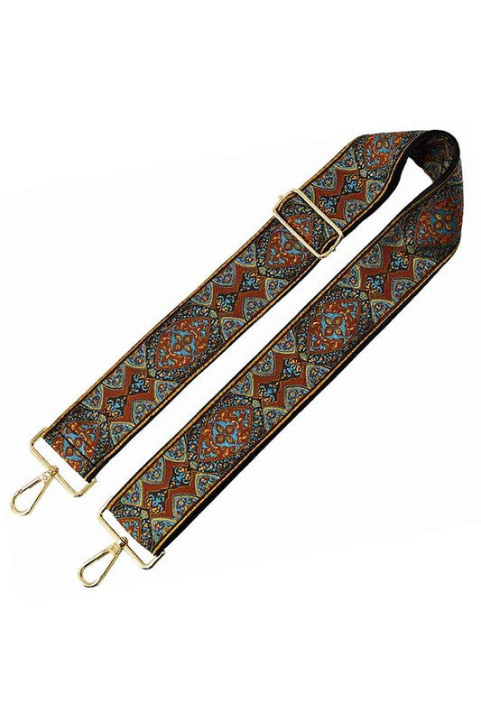 2-Inch Wide Tribal Pattern Guitar Strap for Musicians