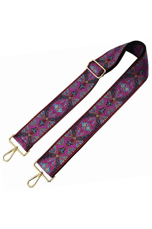 2-Inch Wide Tribal Pattern Guitar Strap for Musicians