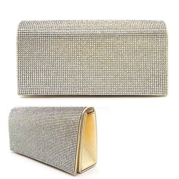 Rhinestone Bling Evening Bag Clutch