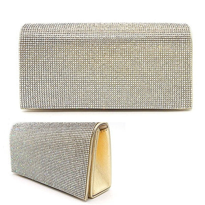 Rhinestone Bling Evening Bag Clutch
