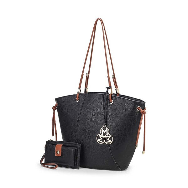 MKF Designer Tote Bag & Wallet Set by Mia K