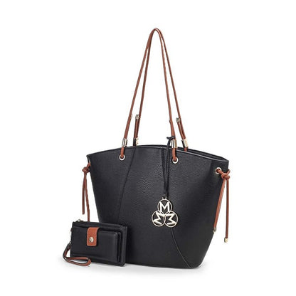 MKF Designer Tote Bag & Wallet Set by Mia K