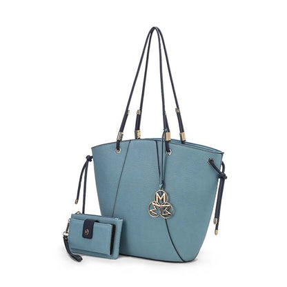 MKF Designer Tote Bag & Wallet Set by Mia K