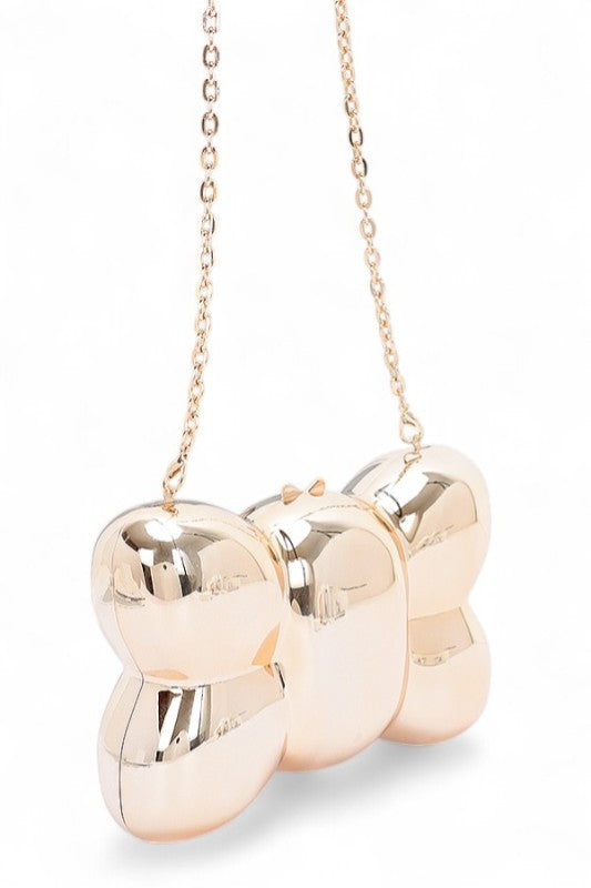 Iconic Bow Acrylic Box Clutch Bag