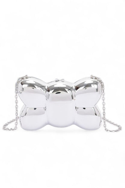 Iconic Bow Acrylic Box Clutch Bag