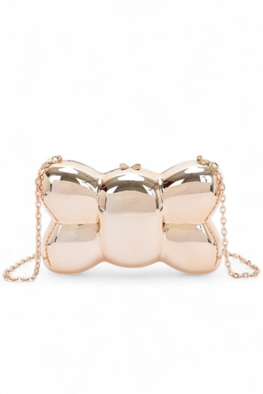 Iconic Bow Acrylic Box Clutch Bag