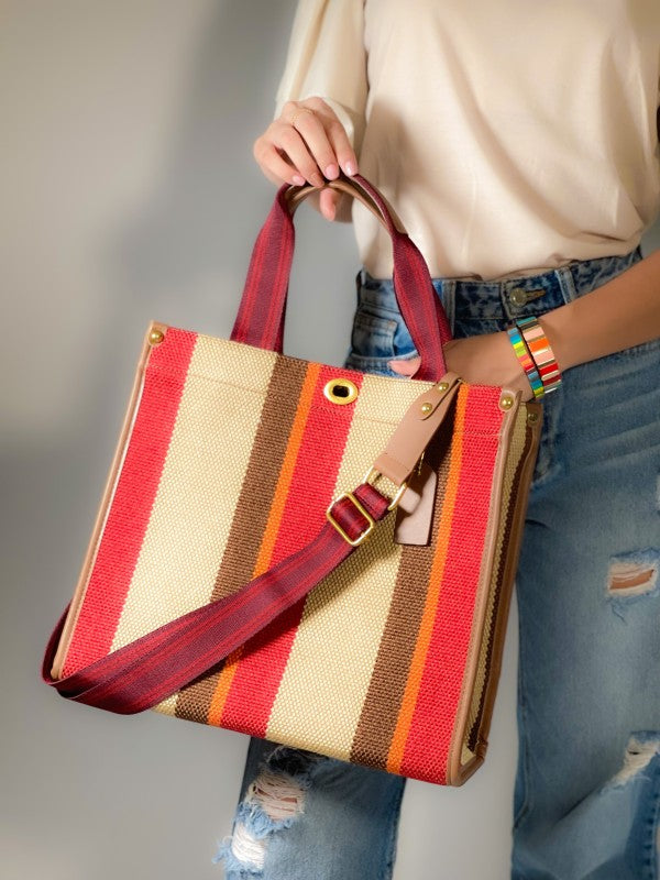 Stripe Tote Bag – Stylish & Durable Tote